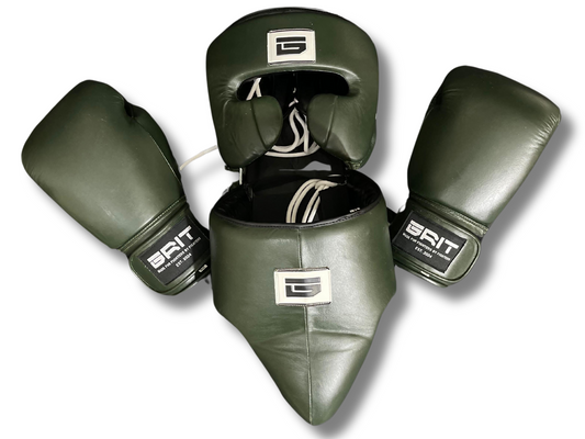 Army Green Boxing Set Strapped