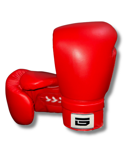 Red Timeless Laced Boxing Gloves