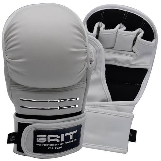 White Katana MMA Gloves