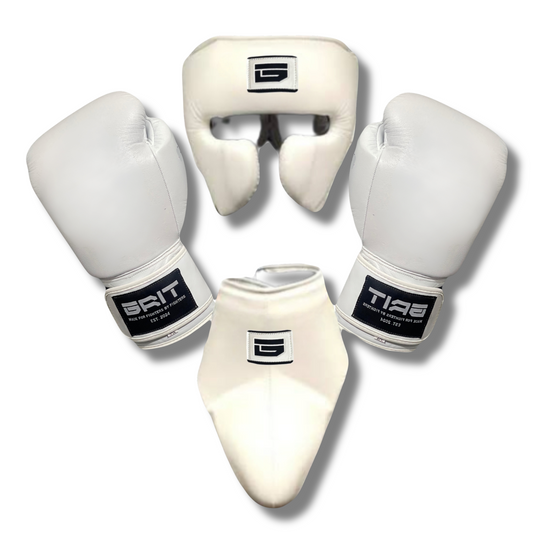 White Timeless Boxing Strapped Range