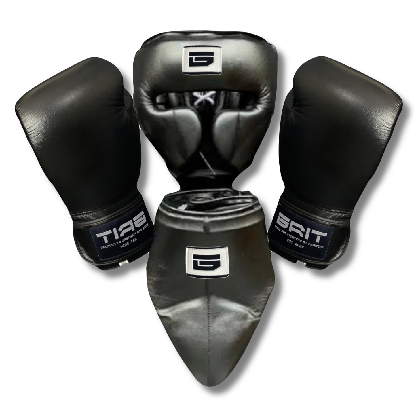 Black Timeless Boxing Strapped Set