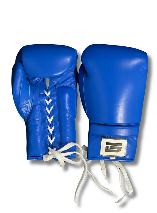 Blue Timeless Laced Boxing Gloves